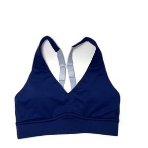 Fabletics All Day Every Day Adjustable Bra, Small, Oxford Blue/Powder Blue